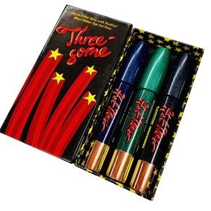 🔥Host Pick🔥✨NEW✨SEALED✨ROCKINS Cosmetics 'Hot Mess Threesome' Glitter Gel Pens